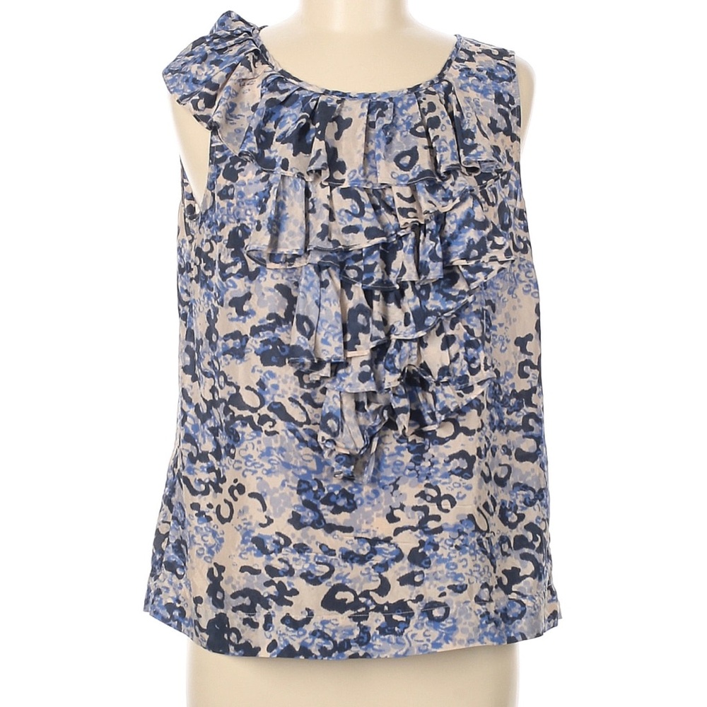 CAbi Silk Cascading Ruffle Blouse | Top Style Number 628